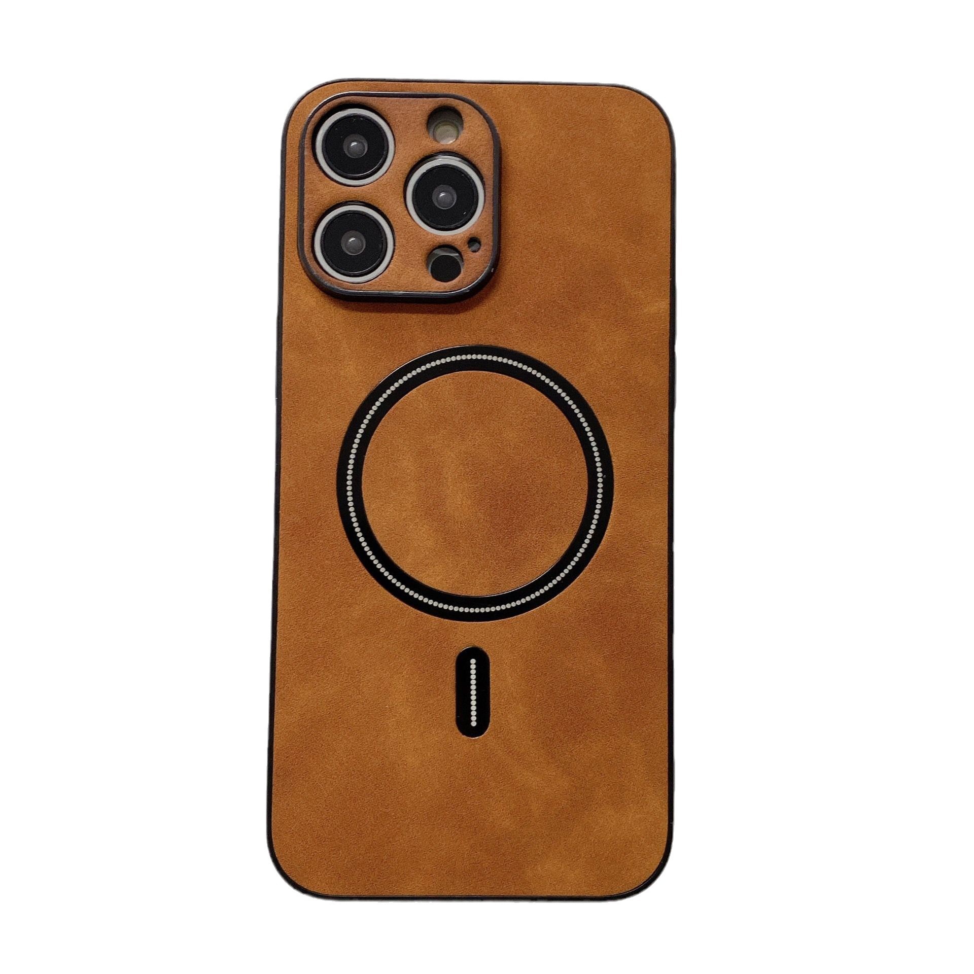Iphone15pro Magnetic Lambskin All-inclusive Protective Cover - Image 9