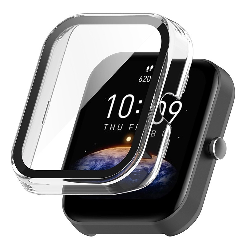 Applicable To Huami Amazfit Bip3 Pro Watch Case Tempered Film Integrated Shell Drop-resistant Hard Case - Image 3