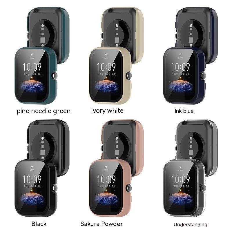 Applicable To Huami Amazfit Bip3 Pro Watch Case Tempered Film Integrated Shell Drop-resistant Hard Case - Image 5